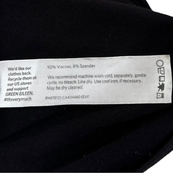 Eileen Fisher Long Stretch Jersey Tunic Top - Picture 5 of 5